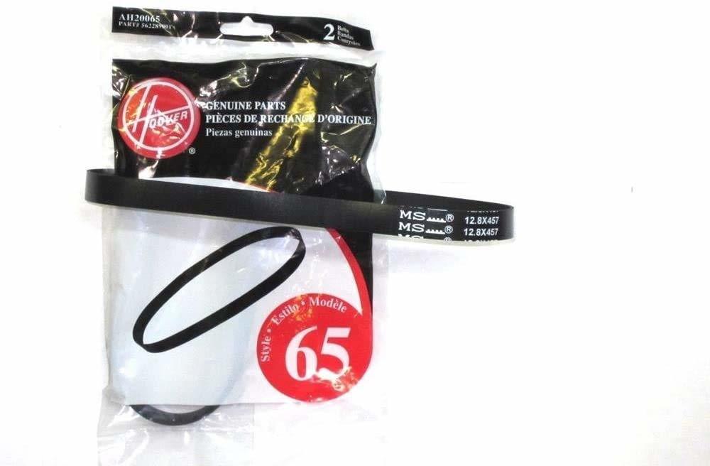2 Pack Vacuum Belt for Hoover Style 65 Belt # 562289001 Package # AH20065
