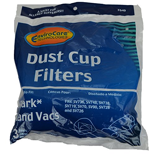 FILTER, HANDVAC D/C SHARK SV735 SV738 SV75 3PK