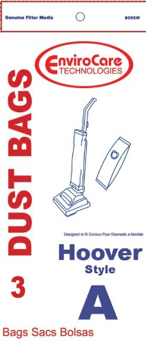 Package of 3 Replacement Hoover Type A MicroFilter Bags