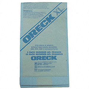 Oreck XL 2000 8000 9000 Non Dock Upright High Density Style Allergen Vac Bags [4 Loose Bags]