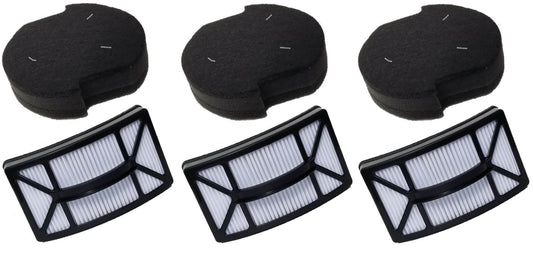 (3) Filter Kits for Bissell Powerlifter Pet 160-4127 and 160-4130