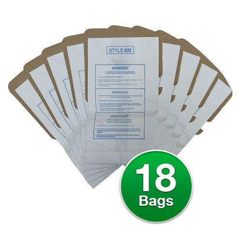 EnviroCare Replacement Micro Filtration Vacuum Bags for Eureka Style MM Eureka Mighty Mite 3670 and 3680 Series Canisters Bags (18 Micro Filtration)