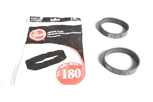 Replacement Part For Hoover Canister Power Nozzle Style 180 Belts 2 pk # compare to part 40201180