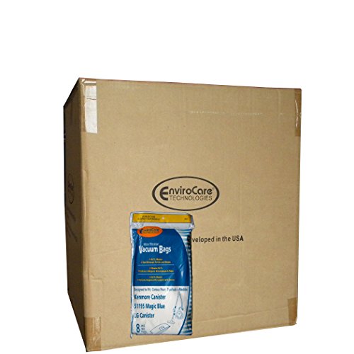 200 Kenmore Type M Sears 51195 Magic Blue LG Vacuum Bags, Ultracare, Canister Vacuum Cleaners, 20-51195, 609323, 21195, 21295, 24195, 21495