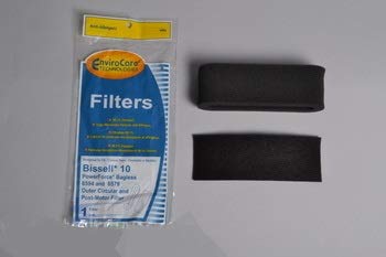 Bissell Style 10 Filter Foam WRAP Around 2PK 1 WRAP Around Filter and 1 Post Motor Filter # F940