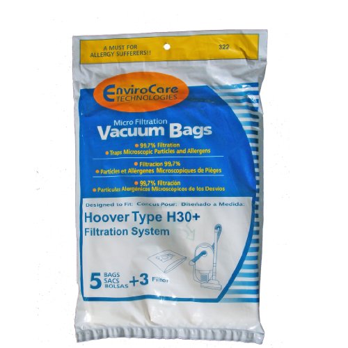 Generic Hoover H30 Vacuum Cleaner Bags - 5 Bags / 3 Filters