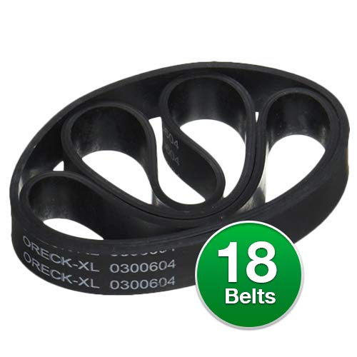 Oreck XL 030-0604 Upright Vacuum Belts with Bundles (18 Belts)