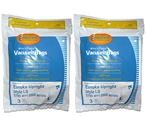 6 Eureka Type LS Sanitaire Upright Vacuum Cleaner Bags