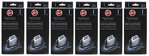 Hoover Type I HEPA Bag , AH10005 (6 Packs of 2: Total 12 bags)