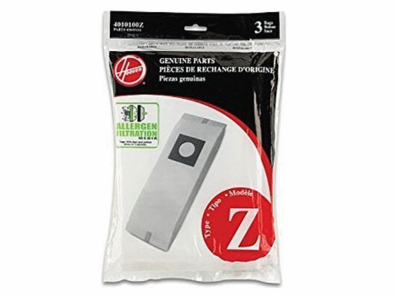 Genuine Hoover Style Z Vacuum Cleaner Bags Micro Allergen Filtration 4010100Z