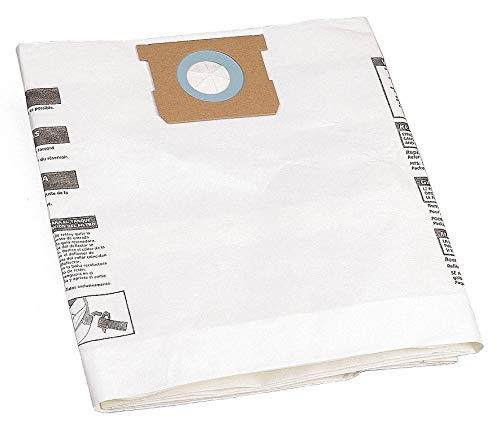 Shop-vac Bag, Non-reusable, 10 to 14 gal, PK3 Paper Includes (3) pk bag 9066200-1 Each