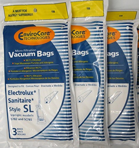 9 Allergy Bags for Eureka & Sanitaire Vacuum Style SL