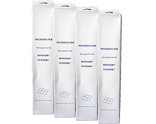 (4 Sets) Windsor Micro Filters, Sebo X series, G series, Kenmore, Essential G1 series Vacumm Cleaners, S12, S15, XP12, XP15, Xp18,X1, X4, X5