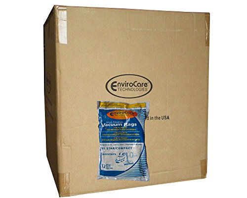 1 Case (25 pkgs) TRI-Star Compact Patriot 70305 Allergy Vacuum Cleaner Bags