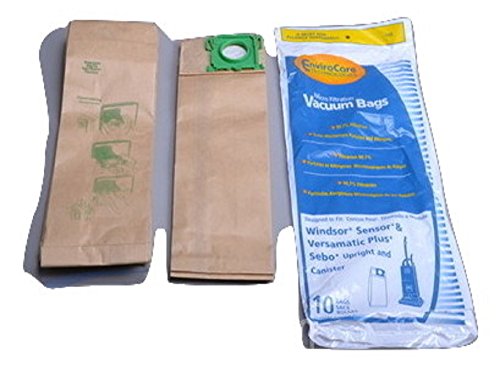 Windsor Sensor Upright Vaccum Paper Bags 10 Pk # 143