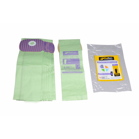 Zoom Supply ProTeam 103191 Everest Vacum Bags, Commercial Proteam Everest Backpack Vacum Bags -- Traps Dangerous Invisible Airborne Particulates