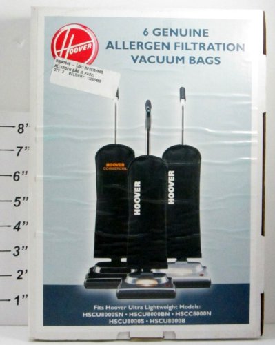 6 Genuine Allergen Filtration Vacuum Bags
