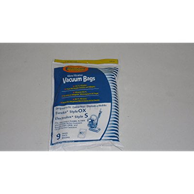 Household Supplies & Cleaning 9 pk EUREKA Style OX/ ELECTROLUX Style S Canister Vacuum Bags 135-9