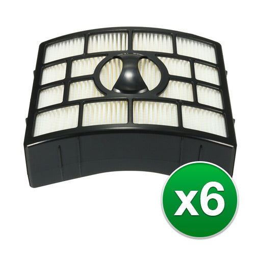 Replacement HEPA Vacuum Filter for Shark XHF500 / F654 / 654 - 6 Pack