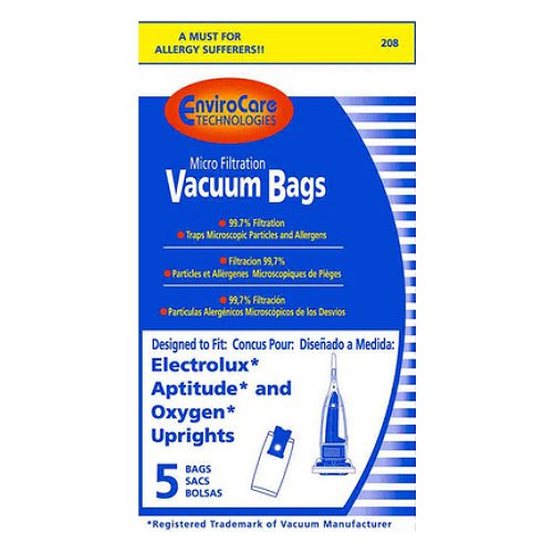 EnviroCare Replacement Vacuum Bag for EL204B / Type OX / 208 (Single Pack)