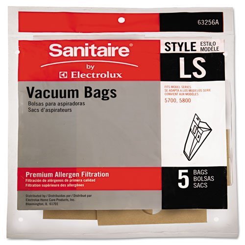 EUR63256A 5Pack- Electrolux Commercial Upright Vacuum Cleaner Replacement Bags