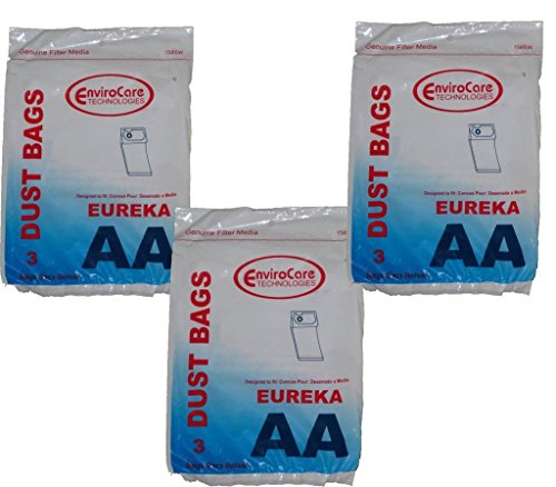 EnviroCare 9 Eureka Style AA 58623 Upright Vacuum Single ply Bags Sanitaire