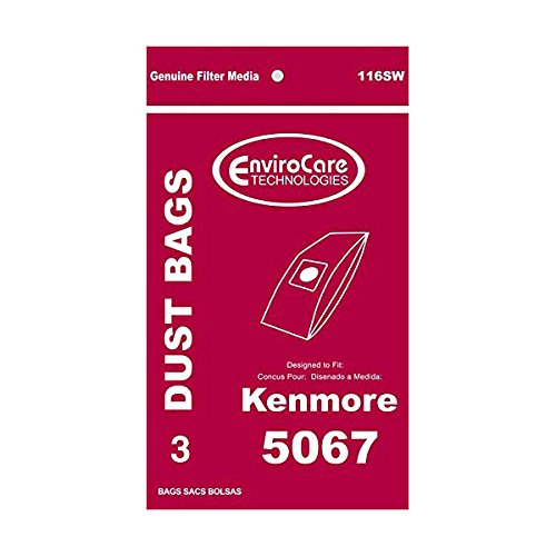 Replacement Part For Kenmore 5067 Type X Vacuum cleaner Bags 2pk 6Bags # compare to part 50678, 20-50678, 2050678