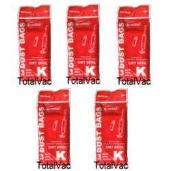 Dirt Devil Stick Vac Type K Bags - 15 Bags
