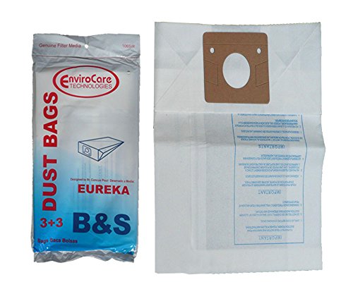 EnviroCare 3 Eureka B & S Allergy Canister Vacuum Bags + Filters