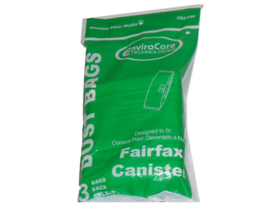 Fairfax Canister and Johnny Vac CondoLux Central Vacuum Replacement Bags 305SW