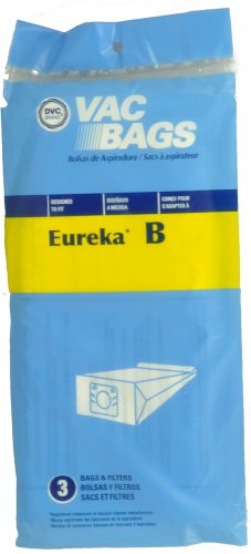 EUREKA Style B Canister Vacuum Bags, 3 Bags + 3 Filters