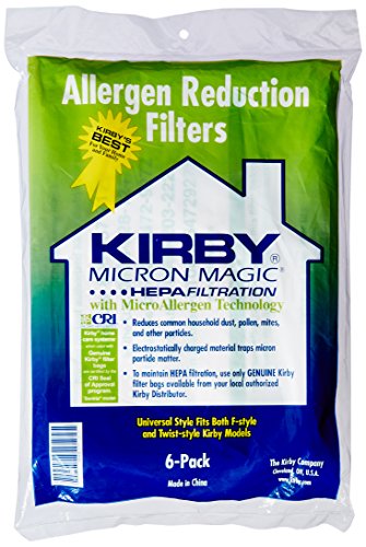 Kirby G10 G10E G10Se Vacuum Cleaner Genuine Hepa Dust Bags (Pack Of 6)