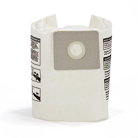 Shop Vacuum Style B Vacuum Bags 9066800 370SW All Around Vac 2 to 2.5 Gallons [Single Loose Bag]
