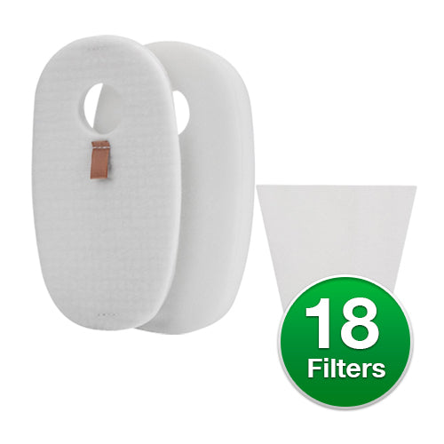 Replacement Vacuum Filter for Shark F660 / 1080FTV320 (6 Pack)