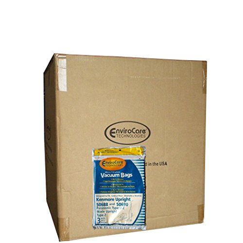 150 Kenmore Sears 50688/50690 U Vacuum Bags, Upright, Canister, Panasonic U-2, Miele Z, Sanyo PU-1 Vacuum Cleaners, MC-117PF, MC-E400, S170i, S170 - S179, S185, S300, SC-A or SC-U