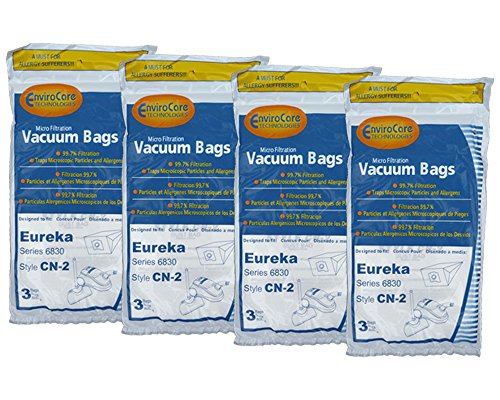 12 Eureka CN-2 Microfiltration Vacuum Cleaner Bags 6830