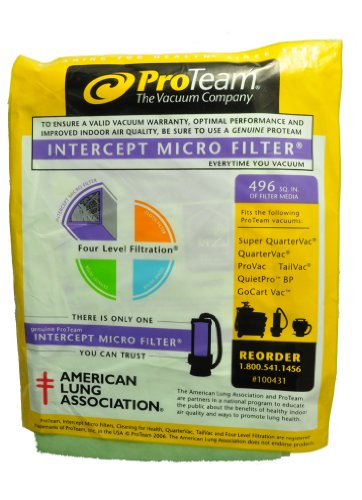 Proteam Backpack Vacuum Cleaner Bags