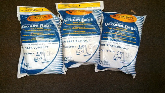 Tristar / Compact Vacuum Cleaner Bags by Envirocare Microfiltration Vacuum Bags (36-pack) part # 738