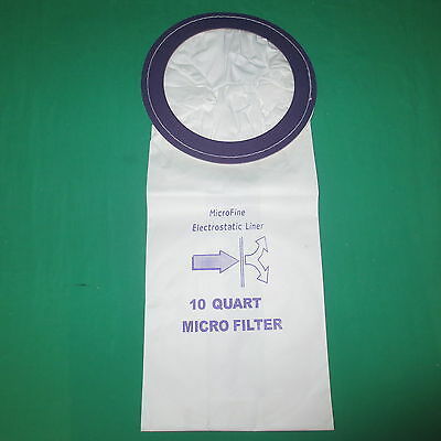 Proteam Perfect 10 Quart Backpack Micro Allergen Filtration Vacuum Bags 1000331