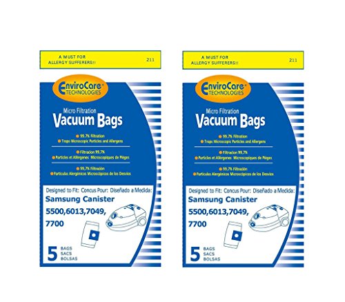 10 Samsung VP-77F Vacuum Cleaner Bags LG Quiet Jet Bissell 32115 Digipro