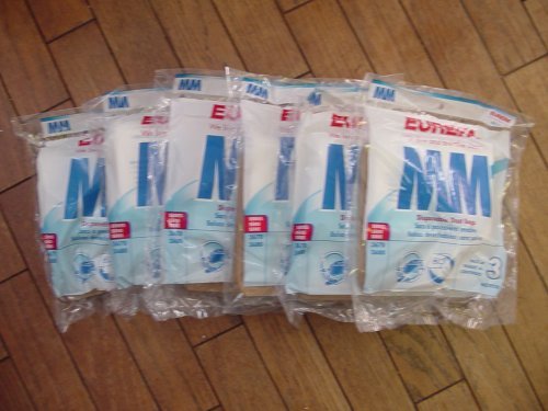 18 Eureka Style MM Vacum Cleaner Bags Genuine Eureka Part 60295B-6