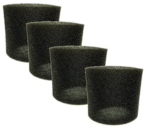 EnviroCare Replacement Foam Filter Designed to fit Shop-Vac Wet/Dry Vacuums 5-Gallon and Above, Type R 90585 9058500 905-85-00 905-85 VF2001TP 4 Filters