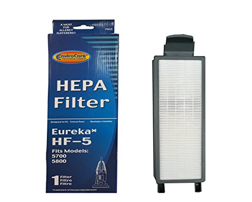 (60) Eureka Sanitaire 61830 HF5 HEPA w/activated Charcoal Vacuum Filter, Bagged, bagless & Upright, Boss, Genesis, Signature, Litespeed, Refurb Powerline, Whirlwind Vacuum Cleaners, 61830, 61830A, 61840