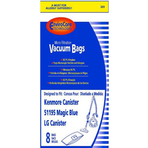 Kenmore Bag - M / LG Can. - 8pk - Env 203