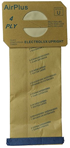 Generic Electrolux Style U Vacuum Cleaner Bags - 100 Bags