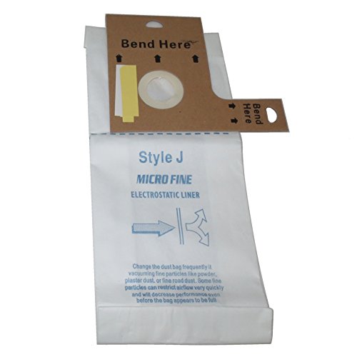 Eureka Upright Style J 2270 2900-2920 Series Vacuum Bags: 27 Bags