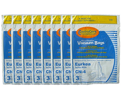 24 Eureka 900A PowerForce Micro Filtration CN 4 Vacuum Bag 68937-6 67740, Canister Vacuum Cleaners, 68937, 68937-6, CN-4, Eureka b003l20ft0, 67740, PowerForce 900A series