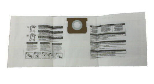 Shop Vac Type E 5 6 8 Gallon 9066100 Vacuum Cleaner Bags by DVC Made in USA