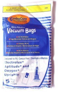 Electrolux Aptitude/Oxygen Upright Vacuum Bags - 5 Pack