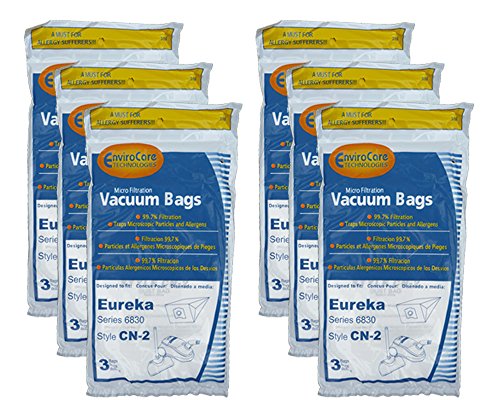 18 Eureka EX Allergy canister Vacuum Bags Excalibur, Home Cleaning System, Oxygen Vacuum Cleaners, 60284, 60284A-12 , 60284B-6, 6798, 6978 , 6982 , 6983 , 6984 , 6993